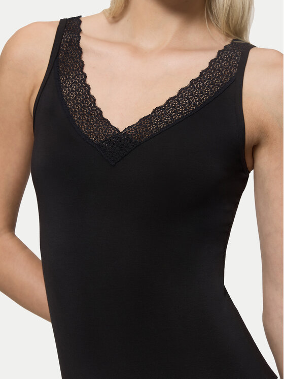 Triumph Triumph Τοπ Feel Of Modal 10221637 Μαύρο Slim Fit