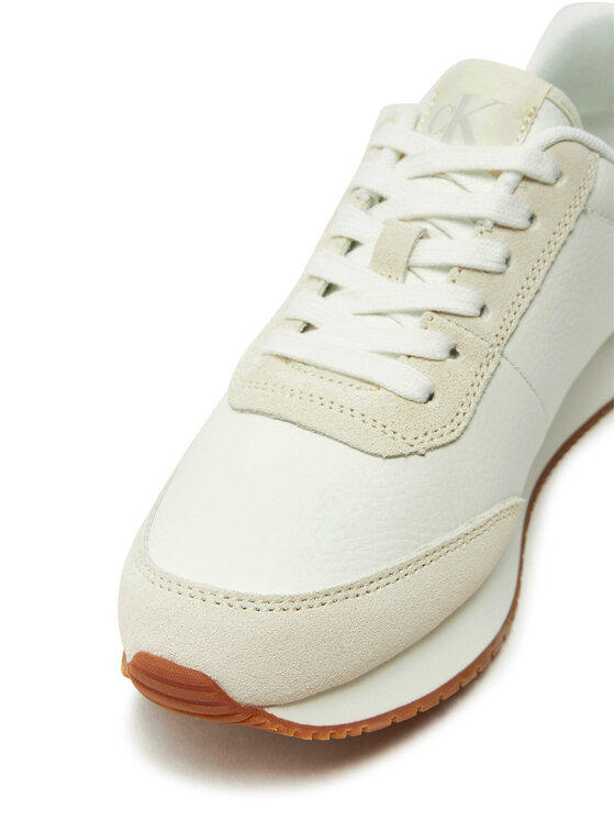 Calvin Klein Jeans Calvin Klein Jeans Tenisice Runner Laceup Low Mix Mg YW0YW01798 Bijela