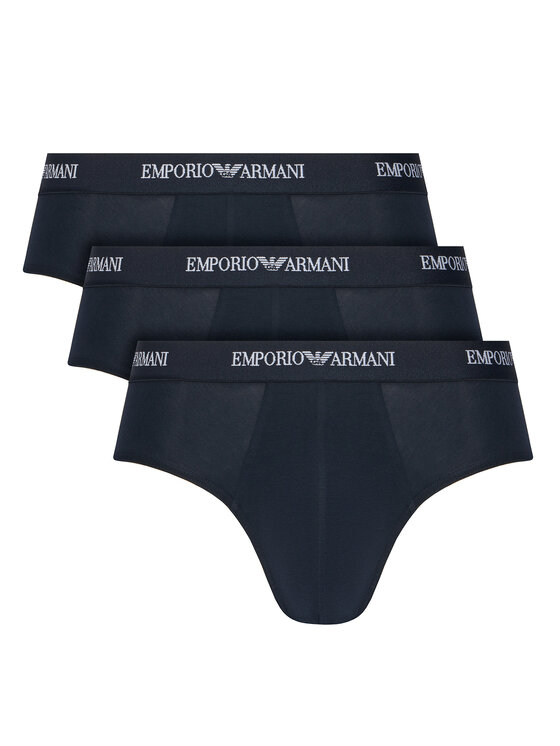 Emporio Armani Underwear Emporio Armani Underwear Set od 3 para muških slip gaća EM000258 AF14132 MB139 Tamnoplava