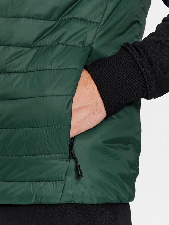 4F 4F Kamizelka 4FAW23TVESM062 Zielony Regular Fit