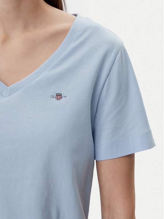 Gant Gant Футболка Shield 4200750 Голубий Regular Fit
