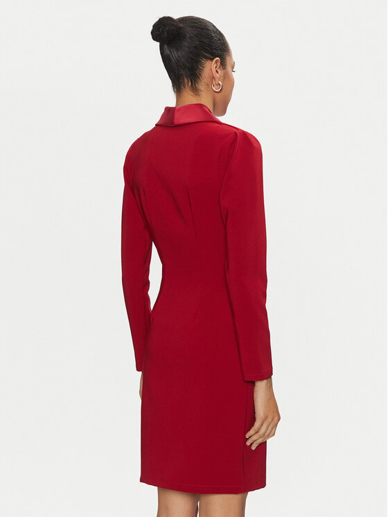 Rinascimento Rinascimento Kokteilinė suknelė CFC0019793002 Raudona Regular Fit