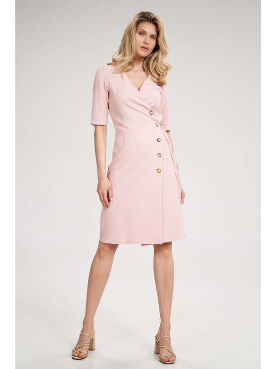 FIGL FIGLFIGL Vestito M703 Rosa Regular Fit