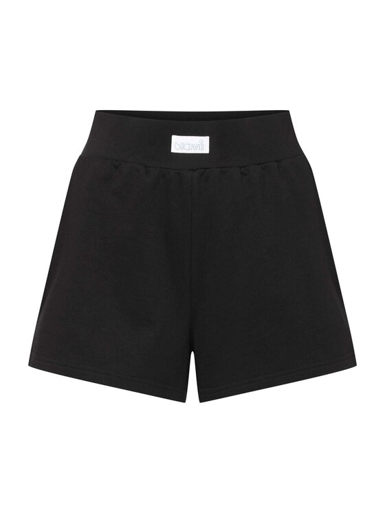 Esotiq Esotiq Szorty materiałowe 42131 Czarny Regular Fit