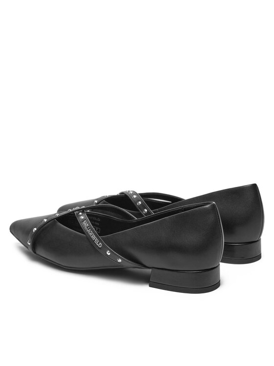 KARL LAGERFELD KARL LAGERFELD Μπαλαρίνες Kerrie KL40155 Μαύρο