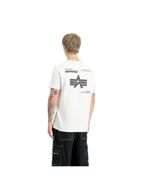 Alpha Industries Alpha Industries Tričko AI.258505 Biela Regular Fit