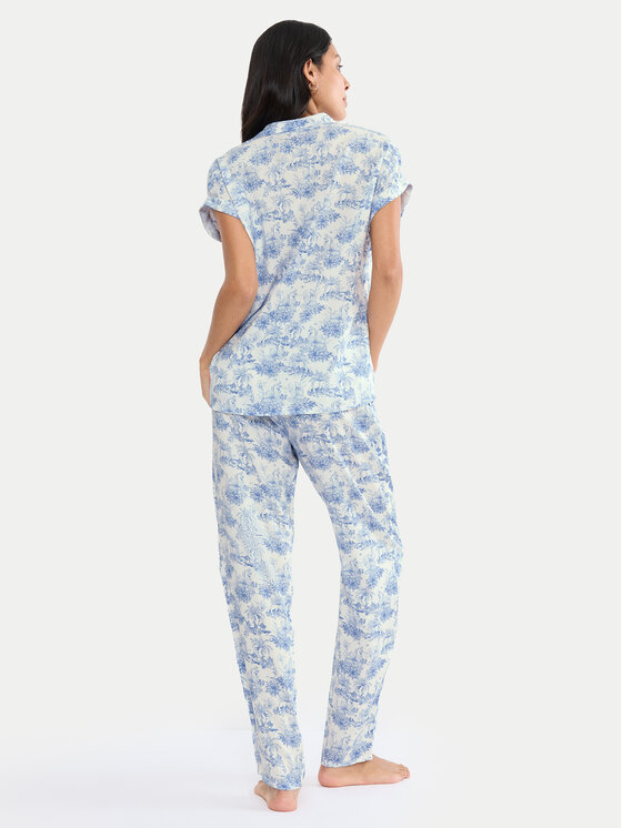 Triumph Triumph Pijama Boyfriend 10222611 Albastru Relaxed Fit