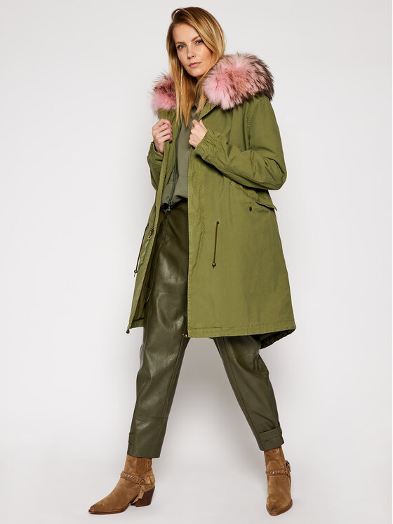 Mr & Mrs Italy Mr & Mrs Italy Parka 192PK1001S Roheline Regular Fit