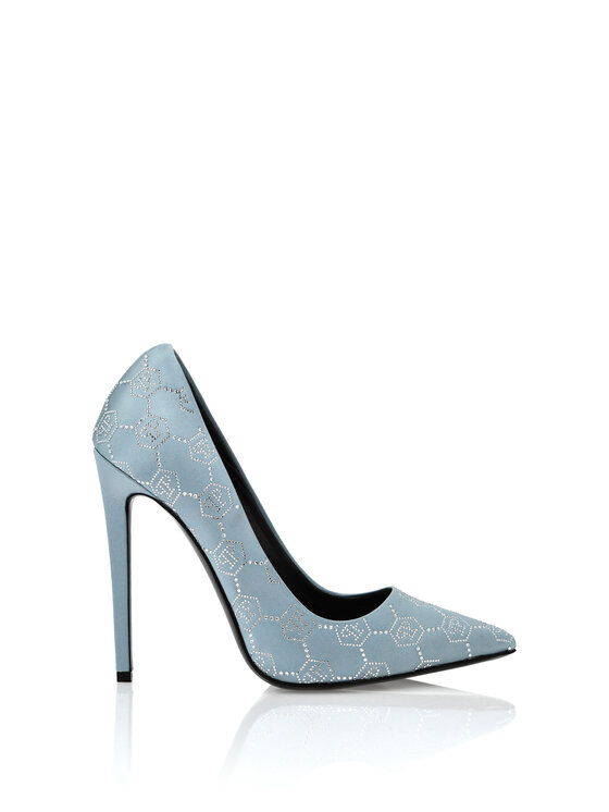 PHILIPP PLEIN PHILIPP PLEIN Czółenka 22503 Błękitny