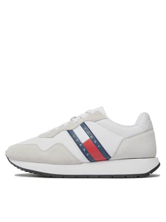 Tommy Jeans Tommy Jeans Laisvalaikio batai Tjm Modern Runner EM0EM01316 Balta