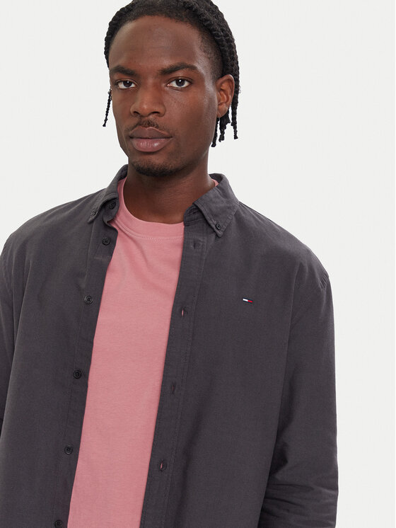 Tommy Jeans Tommy Jeans Košile DM0DM21298 Černá Regular Fit