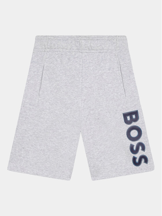 BOSS Boss Sportske kratke hlače J50756 D Siva Regular Fit