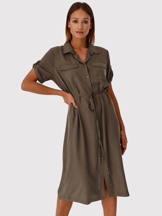 Vestito chemisier Peleko T2207.419 Verde Relaxed