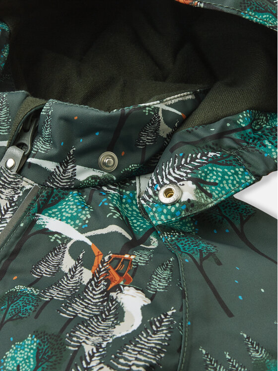 Reima Reima Overall de iarnă Puhuri 5100116B Verde Regular Fit