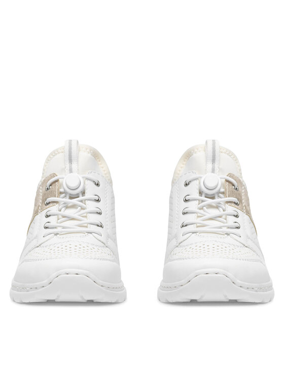 Rieker Rieker Sneakersy L3254-80 Bílá