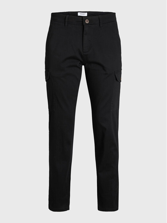 Jack&Jones Jack&Jones Hlače Ollie 12224001 Crna Regular Fit