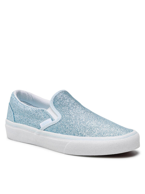 Teal slip on vans online