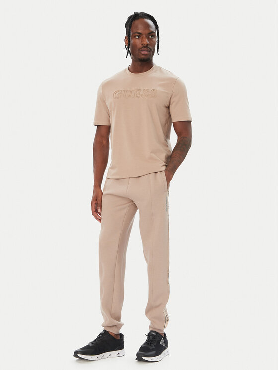 Guess Guess Tričko Z2YI11 J1314 Béžová Regular Fit