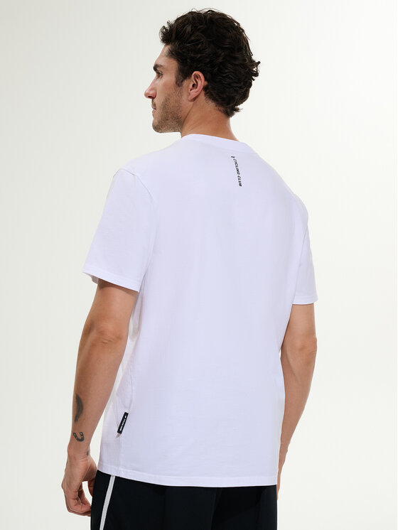 4F 4F T-Shirt TTSHM3875 Biały Relaxed Fit