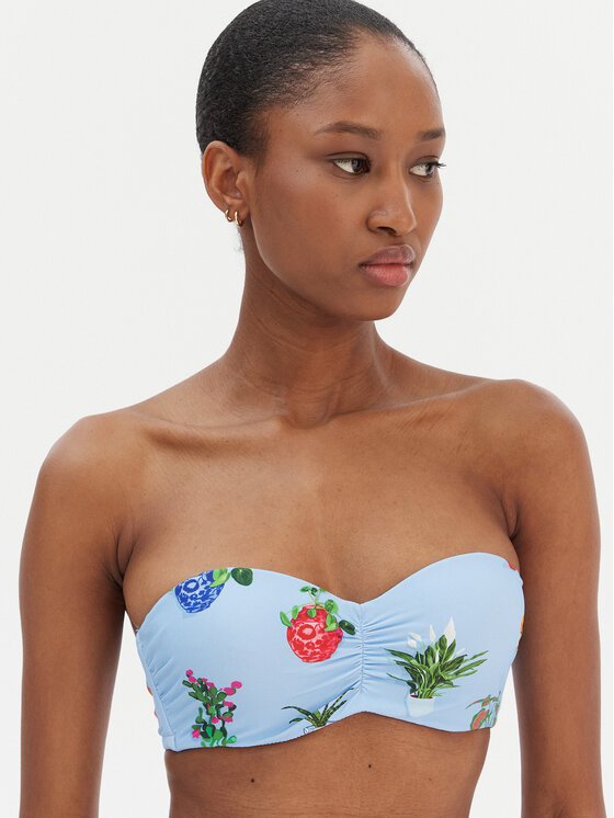 Seafolly Seafolly Góra od bikini Playa Bonita 30574-287 Błękitny