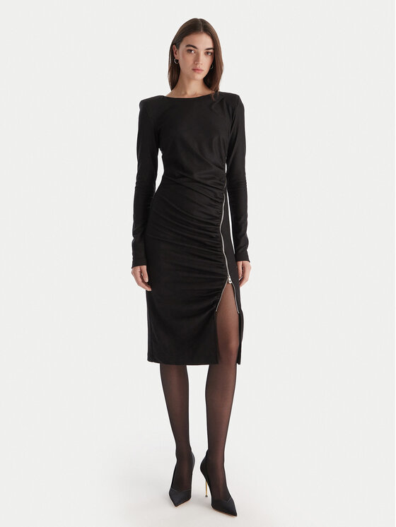 PINKO PINKO Trikotāžas kleita Almundenta Abito 106126 A2ZU Melns Regular Fit
