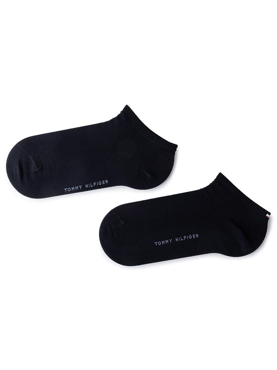Tommy Hilfiger Tommy Hilfiger 2er-Set niedrige Damensocken 343024001 Dunkelblau