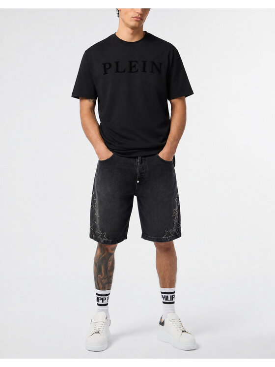 PHILIPP PLEIN PHILIPP PLEIN Tričko 31309 Čierna Regular Fit
