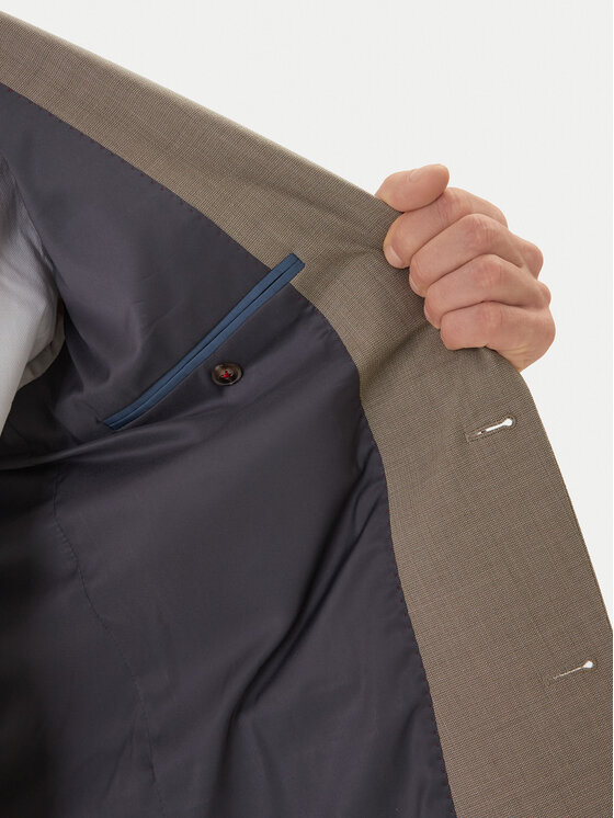 HUGO HUGO Ülikond Henry/Getlin232X 50557616 Beež Slim Fit