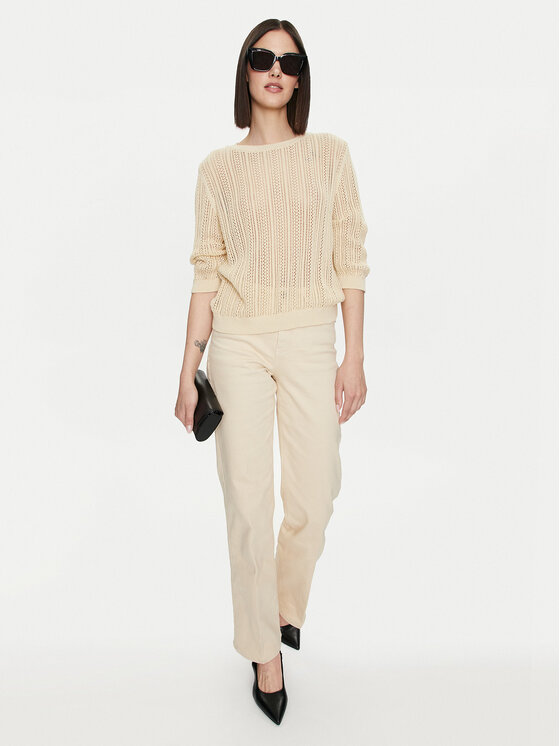 United Colors Of Benetton United Colors Of Benetton Džemper 1394D10AF Bež Regular Fit