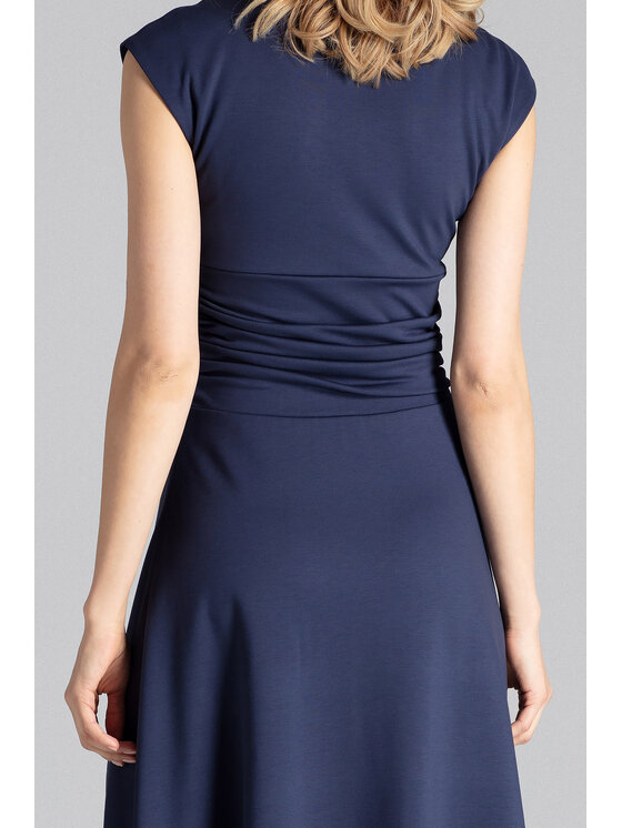 FIGL FIGL Sukienka codzienna M660 Granatowy Regular Fit