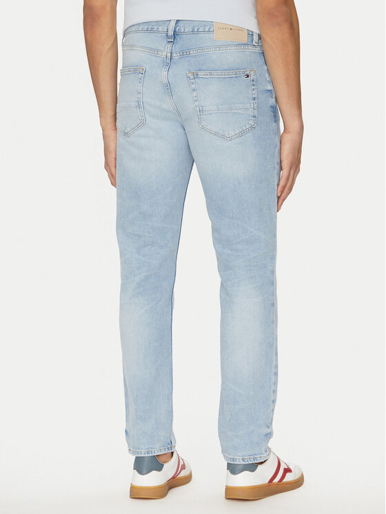 Tommy Hilfiger Tommy Hilfiger Jeans hlače Denton MW0MW38813 Modra Straight Fit