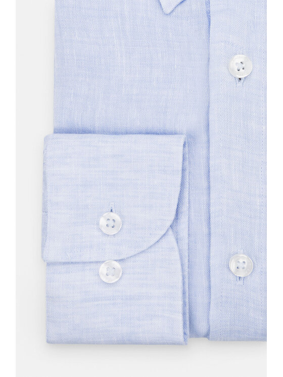 Lancerto Lancerto Koszula Harleen Błękitny Slim Fit