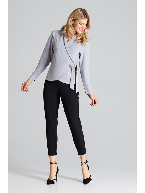 FIGL FIGLFIGL Blusa M692 Grigio Regular Fit