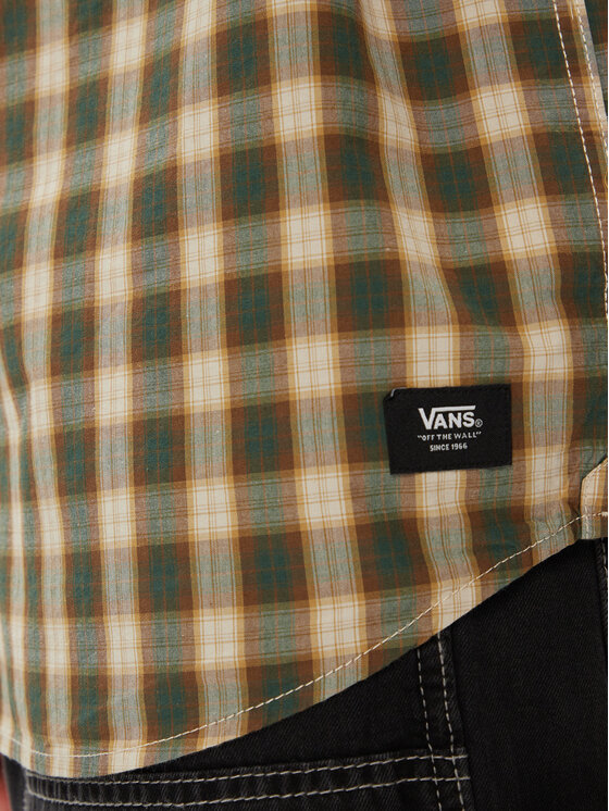 Vans Vans Marškiniai Hadley Ss Woven VN000G76 Écru Regular Fit
