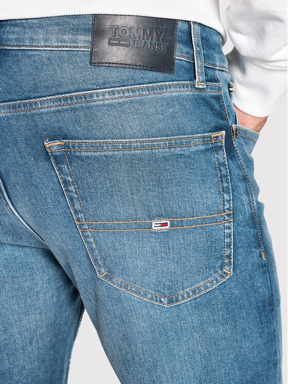 Tommy Jeans Tommy Jeans Blugi Austin DM0DM09550 Albastru Slim Fit