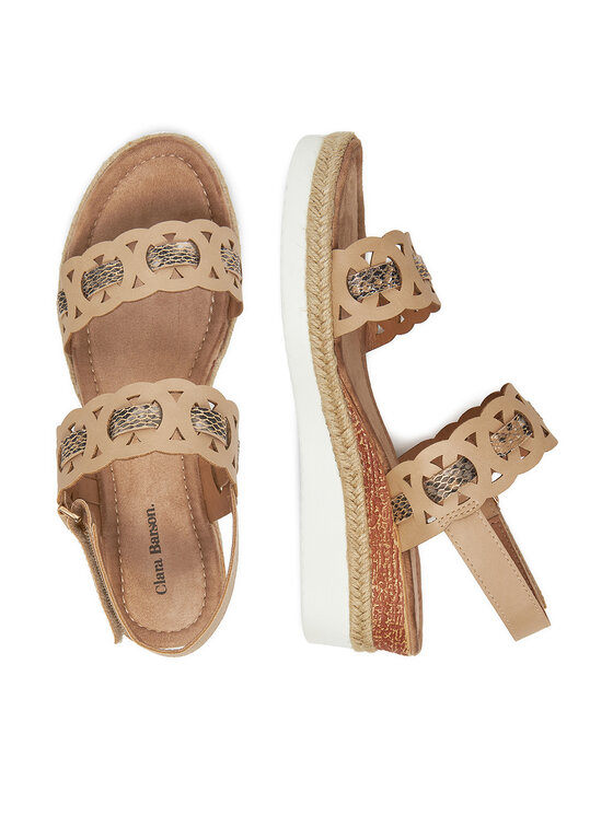 Clara Barson Clara Barson Espadrilles WS2189-52 Bēšs
