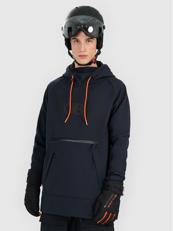 4F 4F Kurtka snowboardowa FOB Czarny Regular Fit