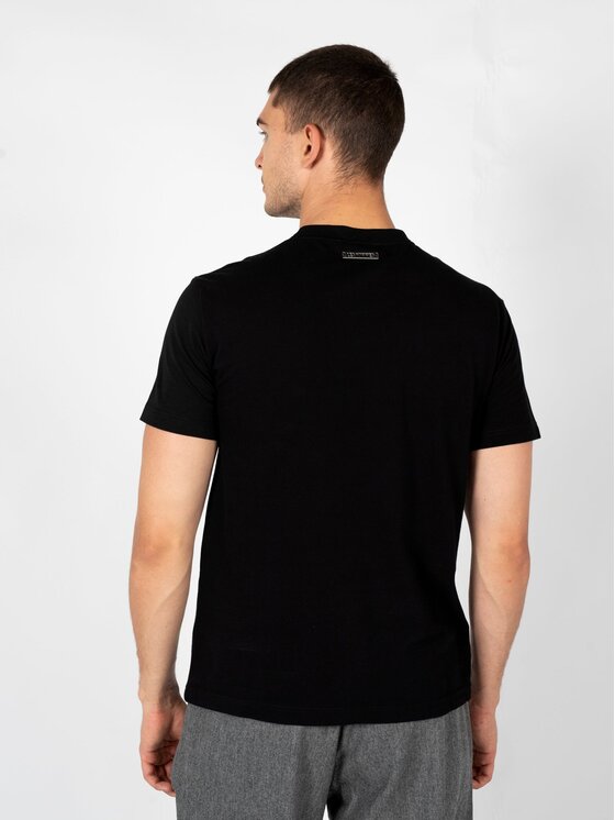 Les Hommes Les Hommes T-Shirt LBT1019700N Μαύρο Regular Fit
