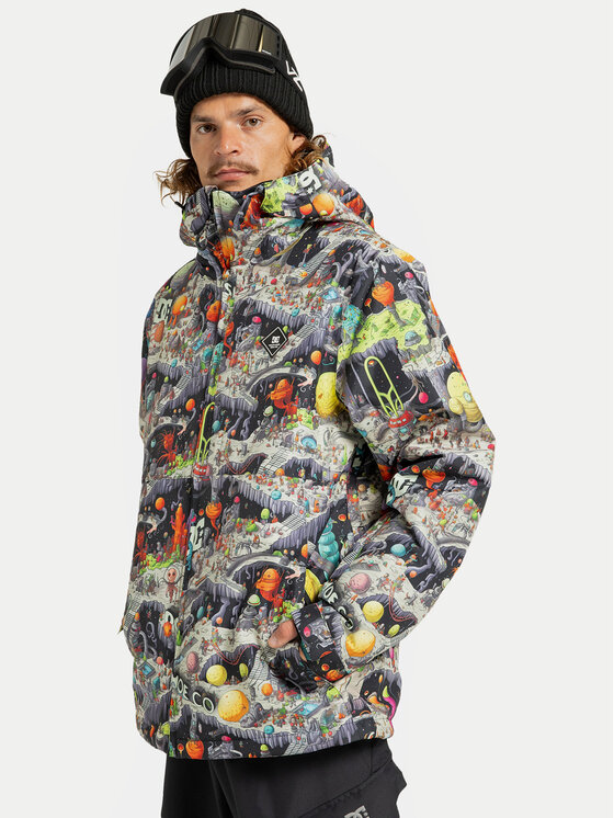 DC Shoes DC Shoes Skijaška jakna Basic Print ADYTJ03097 Šarena Regular Fit
