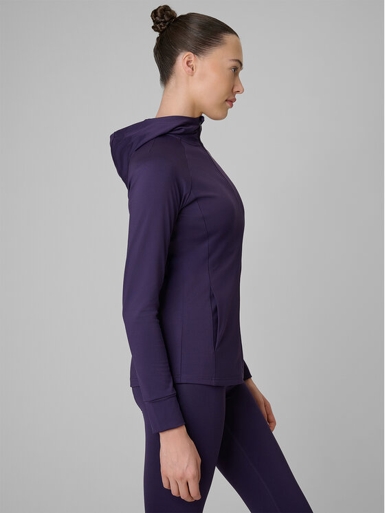 4F 4F Bluza MULTI ACTIVE Fioletowy Regular Fit