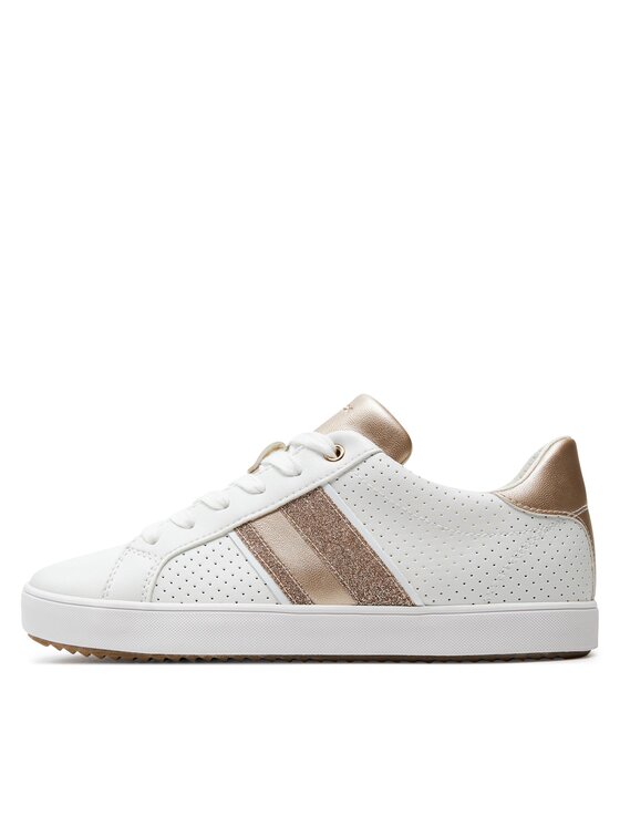 Geox Geox Laisvalaikio batai D Blomiee D366HF 054AJ C1327 Balta
