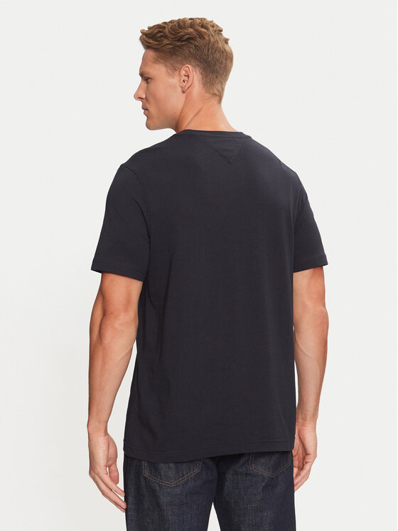 Tommy Hilfiger Tommy Hilfiger Tricou MW0MW36498 Bleumarin Regular Fit