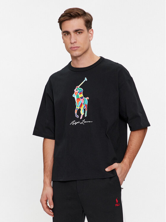 Polo Ralph Lauren Polo Ralph Lauren Majica 710926611002 Črna Relaxed Fit