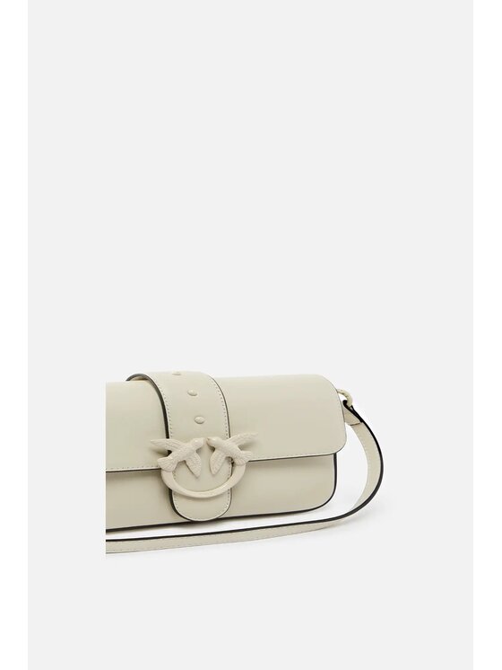 PINKO PINKO Kabelka Love One Classic Slouchy FL Love Bags Bílá