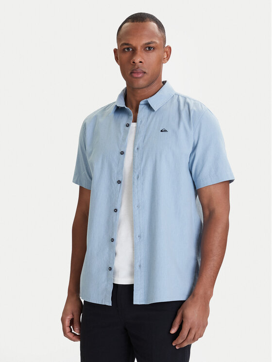 Quiksilver Cămașă Mw Premium Stretch EQYWT04623 Albastru celest Regular Fit