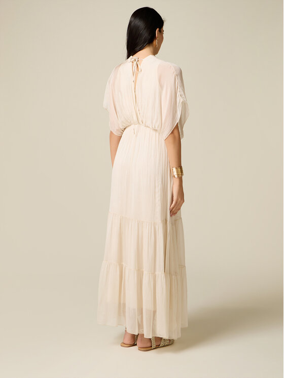 Oltre Oltre Abito da sera 7032J000857N021 Bianco A-Line Fit
