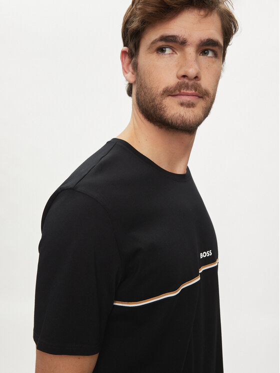 BOSS Boss Футболка Unique 50515395 Чорний Regular Fit