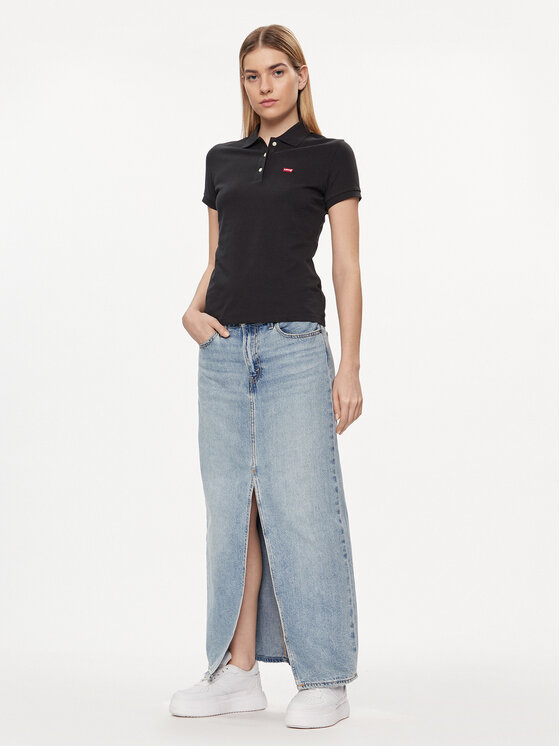Levi's® Levi's® Polokošeľa 52599-0046 Čierna Slim Fit