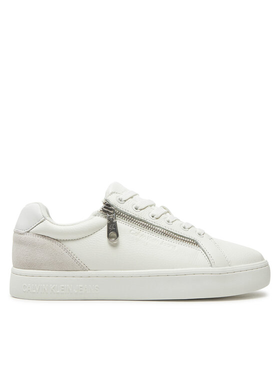 Calvin Klein Jeans Snīkeri Classic Cupsole Zip Low In YM0YM01254 Balts