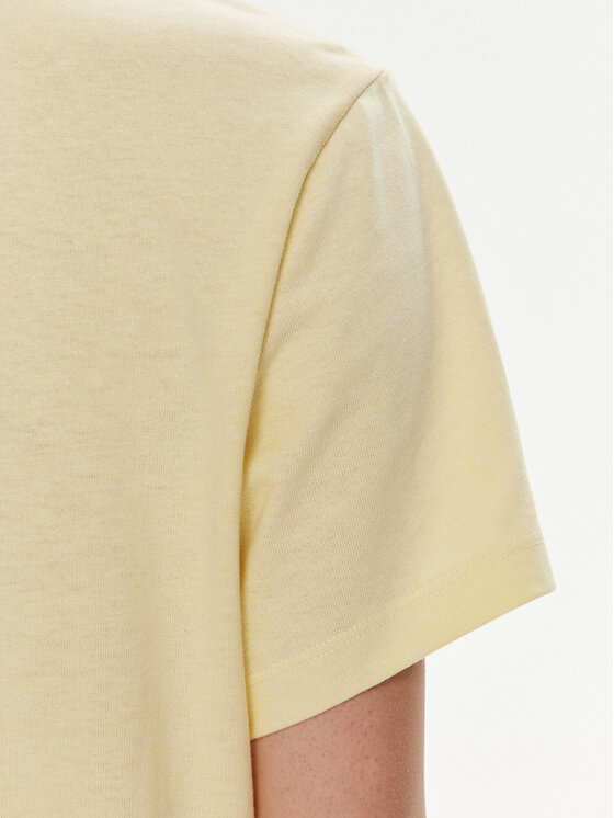 Tommy Jeans Tommy Jeans T-särk Badge DW0DW17391 Kollane Boxy Fit